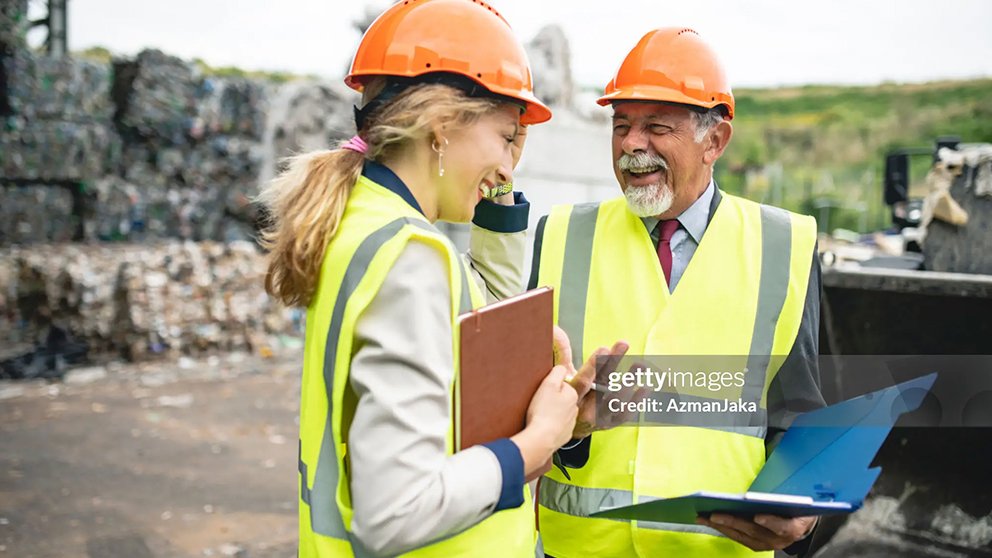 Participants gathered for WasteAid walk