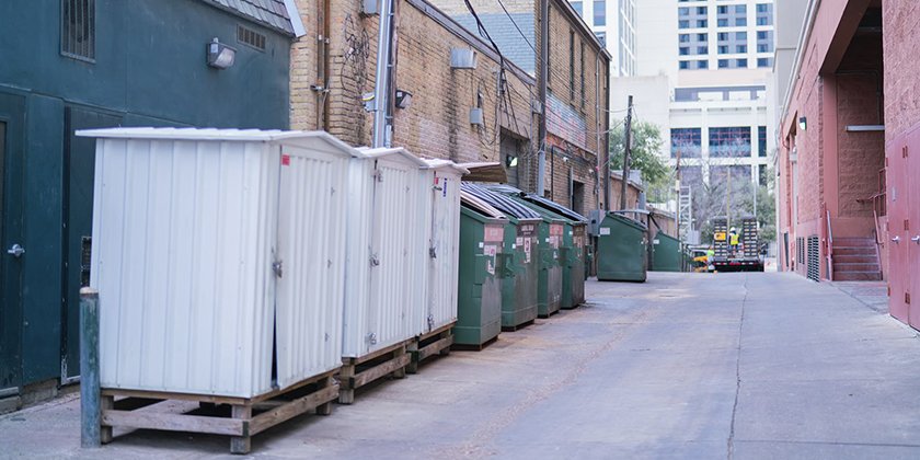 Thueia waste management