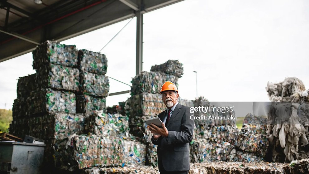 Participants gathered for WasteAid walk